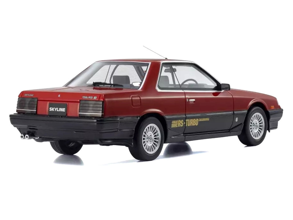 Kyosho Nissan Skyline 2000 Turbo RS-X RHD 1/18 Model Car Red Black-1
