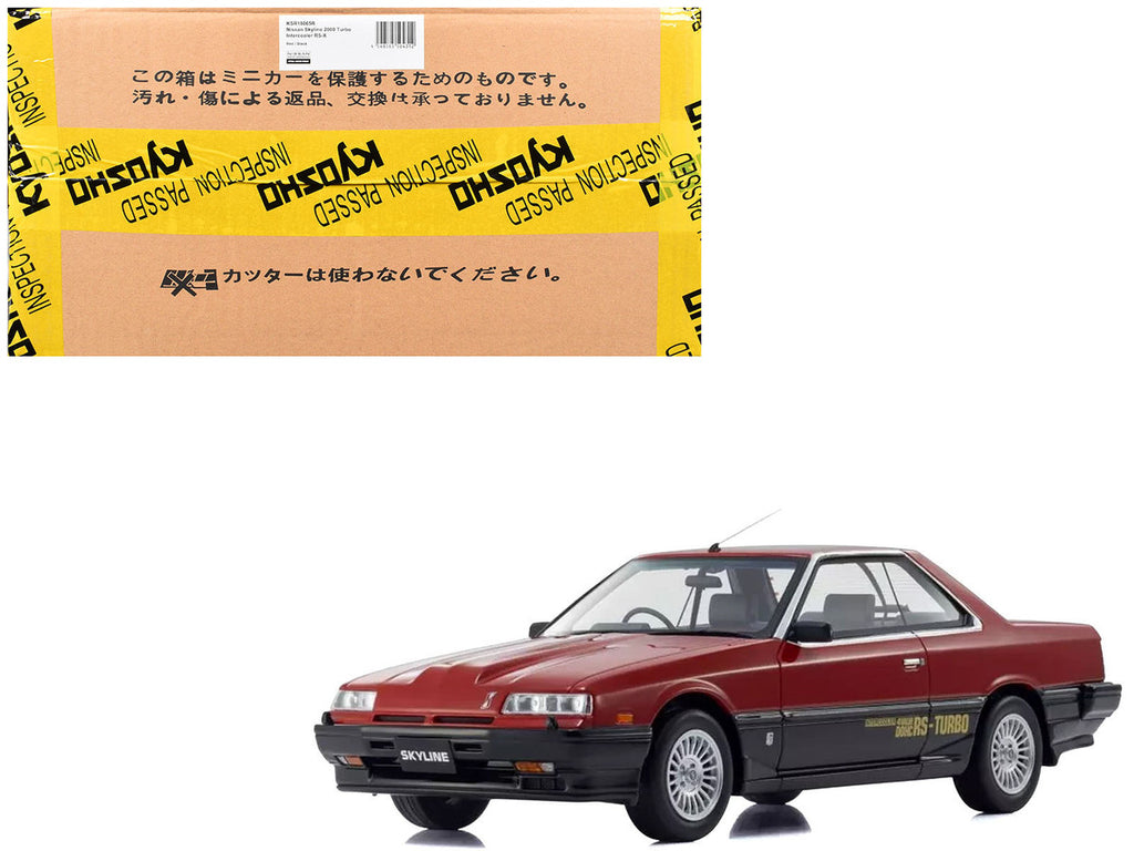 Kyosho Nissan Skyline 2000 Turbo RS-X RHD 1/18 Model Car Red Black-3