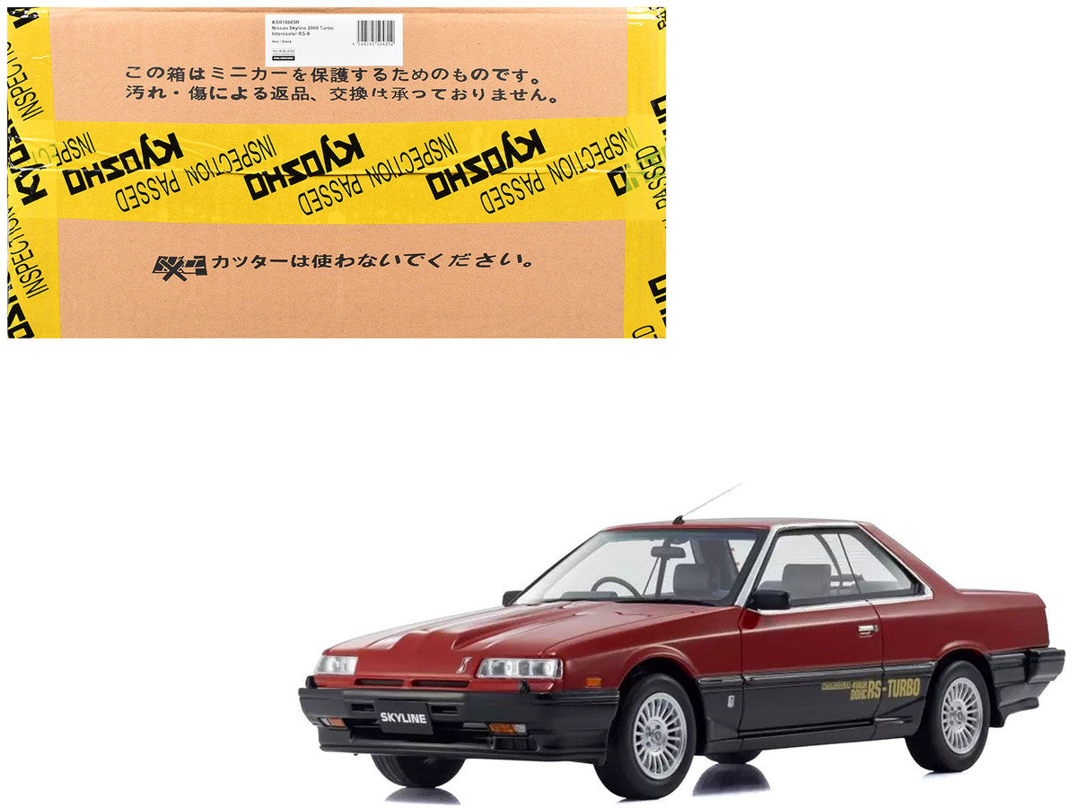 Kyosho Nissan Skyline 2000 Turbo RS-X RHD 1/18 Model Car Red Black-3