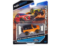 2021 Ford Bronco Wildtrak Orange Metallic with Black Top "Off-Road" "Maisto Design" Series 1/64 Diecast Model Car by Maisto-0