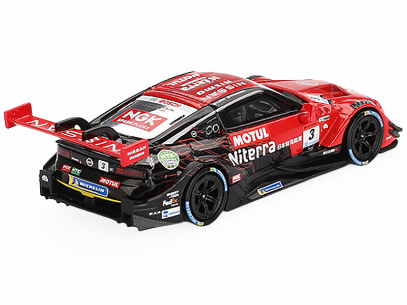 Nissan Z GT500 #3 Katsumasa Chiyo - Mitsunori Takaboshi "Niterra MOTUL Z - NDDP Racing" "Super GT Series" (2023) Limited Edition 1/64 Diecast Model Car by Mini GT-1