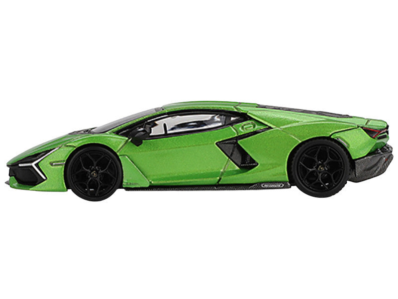 Lamborghini Revuelto Verde Selvans Green Metallic Limited Edition 1/64 Diecast Model Car by Mini GT-1