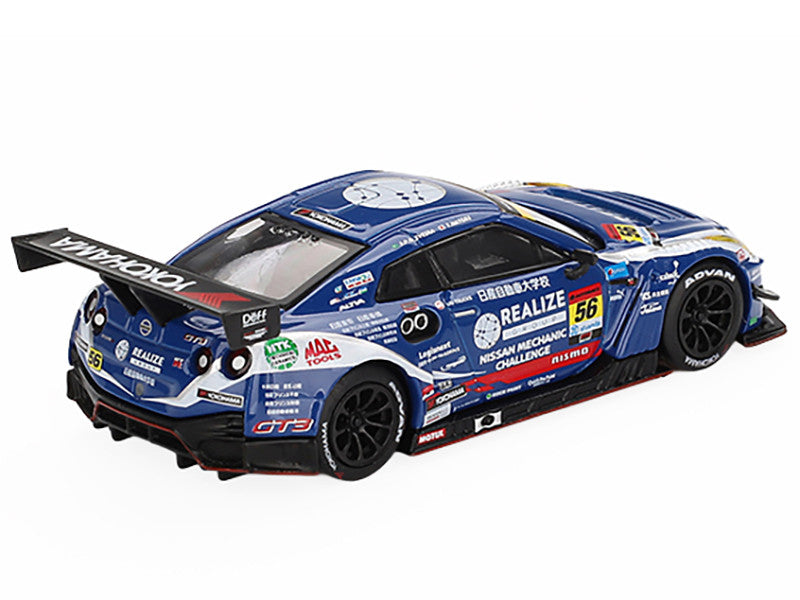 Nissan GT-R NISMO GT3 #56 Joao Paulo de Oliveira - Teppei Natori "REALIZE Nissan Mechanic Challenge GT-R" "Super GT Series" (2023) Limited Edition 1/64 Diecast Model Car by Mini GT-1