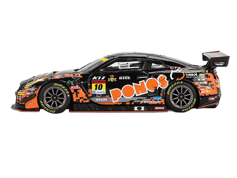 Nissan GT-R NISMO GT3 #10 Hironobu Yasuda - Riki Okusa "PONOS GAINER" "Super GT Series" (2023) Limited Edition 1/64 Diecast Model Car by Mini GT-0