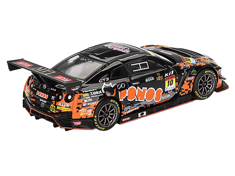 Nissan GT-R NISMO GT3 #10 Hironobu Yasuda - Riki Okusa "PONOS GAINER" "Super GT Series" (2023) Limited Edition 1/64 Diecast Model Car by Mini GT-1