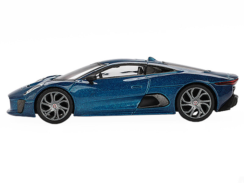 Jaguar C-X75 Blue Metallic Limited Edition 1/64 Diecast Model Car by Mini GT-0