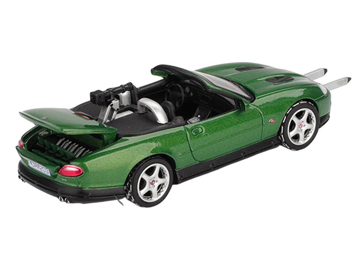 Jaguar XKR Green Metallic 007 James Bond "Die Another Day" (2002) Movie Limited Edition 1/64 Diecast Model Car by Mini GT-2