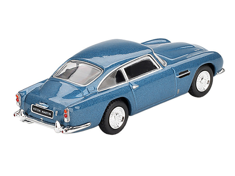 Aston Martin DB5 Sierra Blue Metallic Limited Edition 1/64 Diecast Model Car by Mini GT-1