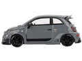 ABARTH 595 #49 "LB-Works x Abas Works" Gray Limited Edition 1/64 Diecast Model Car by Mini GT-0