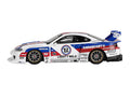 Nissan "LB-Super Silhouette" S15 SILVIA RHD (Right Hand Drive) "GARASIDRIFT x LBWK 2025" White with Blue and Red Stripes Limited Edition 1/64 Diecast Model Car by Mini GT-0
