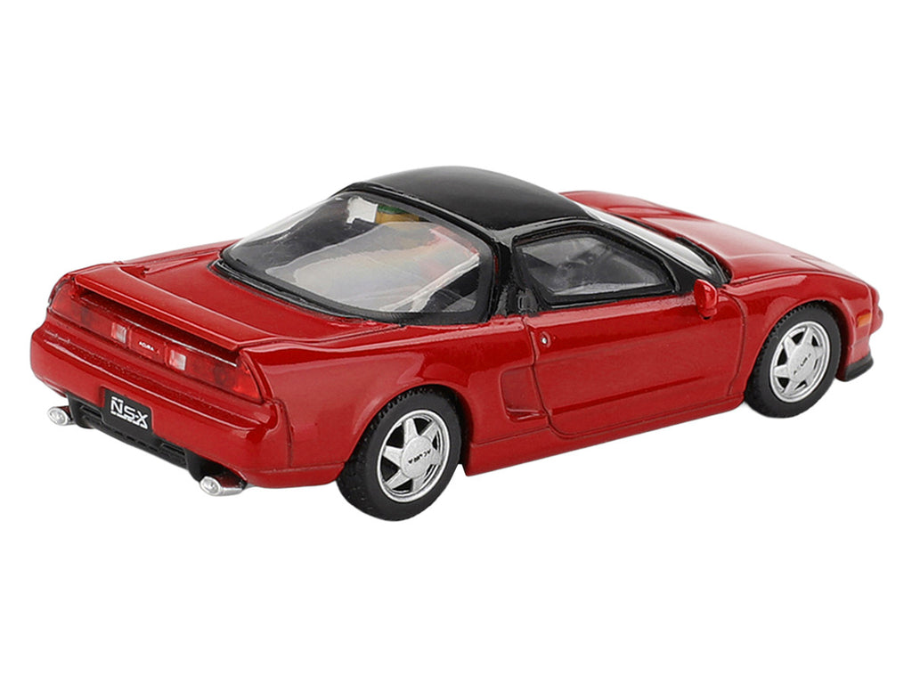 1989 Honda NS-X Prototype "Ayrton Senna - Midship Sports" Red with Black Top and Driver Figure Limited Edition 1/64 Diecast Model Car by Mini GT-3