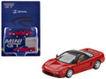 1989 Honda NS-X Prototype "Ayrton Senna - Midship Sports" Red with Black Top and Driver Figure Limited Edition 1/64 Diecast Model Car by Mini GT-0
