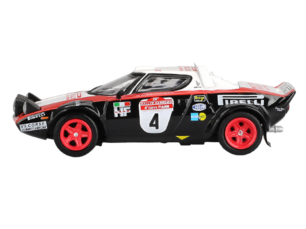 Lancia Stratos HF #4 Markku Alen - Ilkka Kivimaki Winner "Rally Sanremo" (1978) Limited Edition 1/64 Diecast Model Car by Mini GT-0