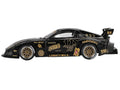 Mazda RX-7 LB-Super Silhouette "FD-NILES" Black with Gold Graphics Limited Edition 1/64 Diecast Model Car by Mini GT-0