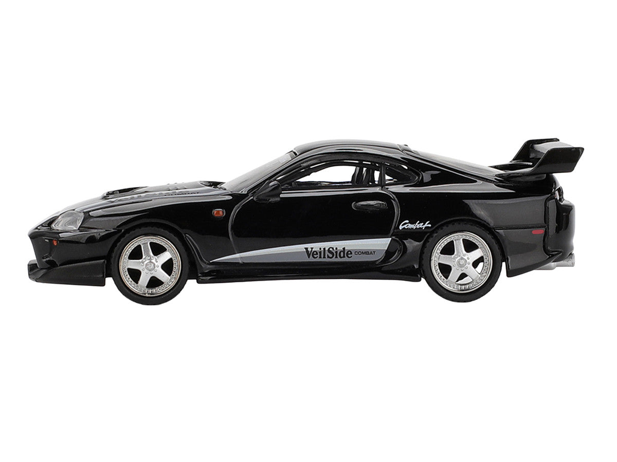 Toyota Supra "VeilSide Combat V-II" Black Limited Edition 1/64 Diecast Model Car by Mini GT-2
