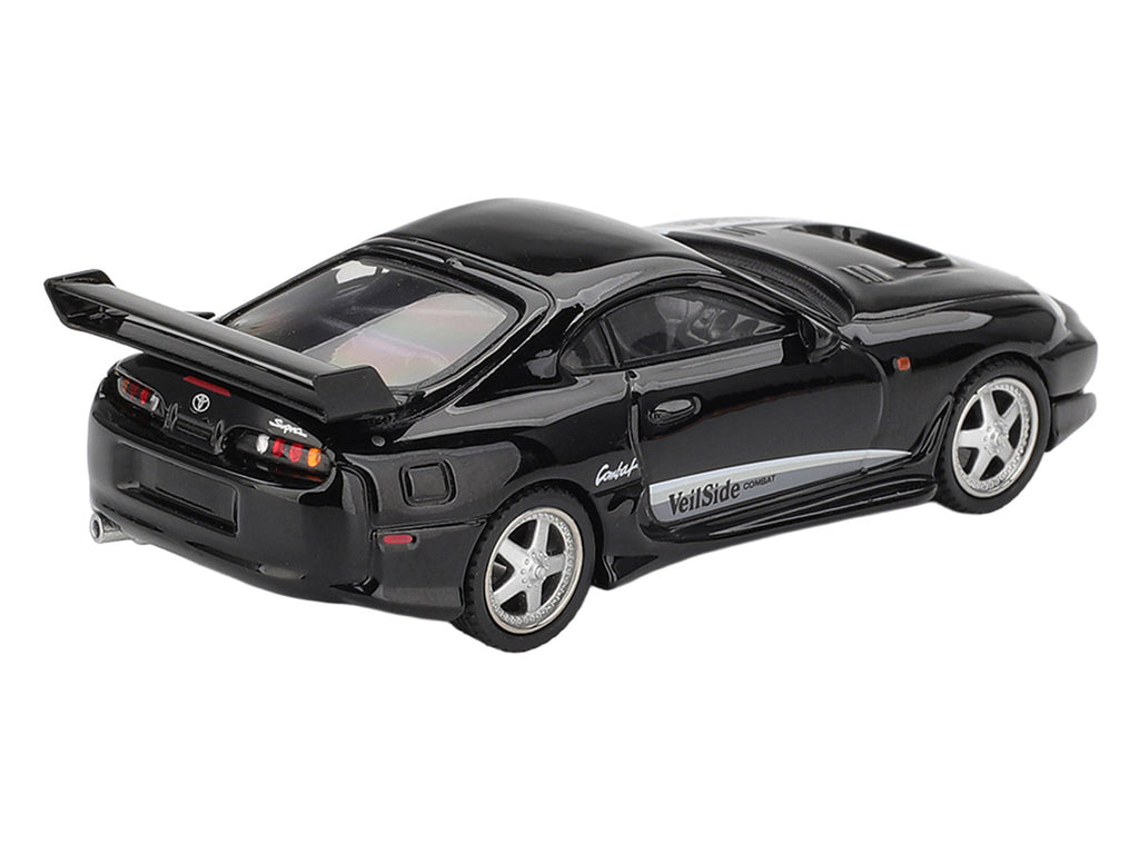 Toyota Supra "VeilSide Combat V-II" Black Limited Edition 1/64 Diecast Model Car by Mini GT-3