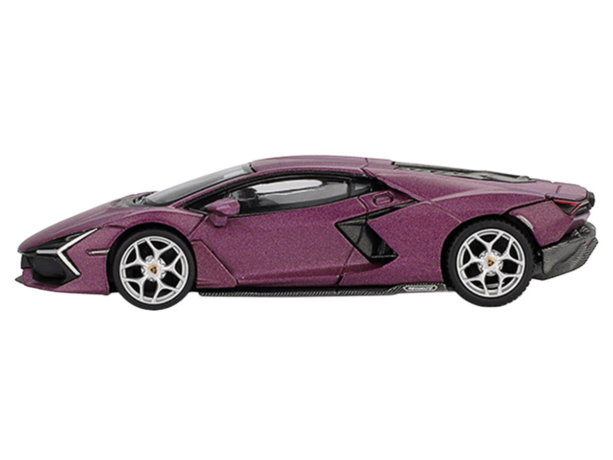 Lamborghini Revuelto Viola 30th Matt Purple Metallic Limited Edition 1/64 Diecast Model Car by Mini GT-2