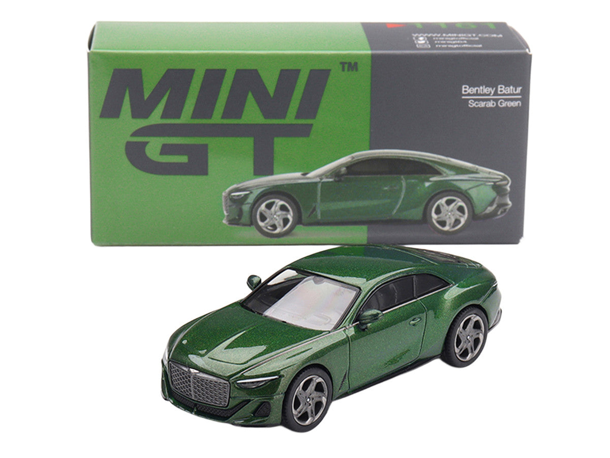 Bentley Batur Scarab Green Metallic Limited Edition 1/64 Diecast Model Car by Mini GT-4