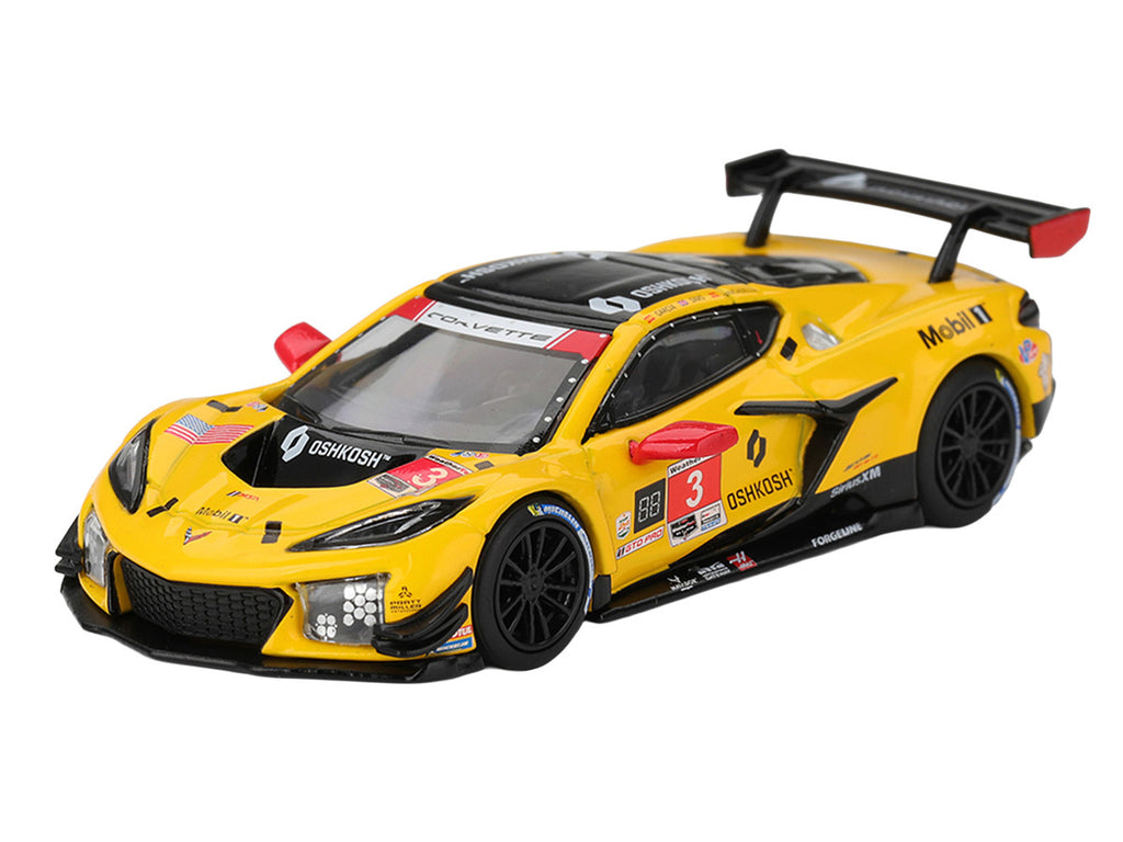 Chevrolet Corvette Z06 GT3.R #3 Antonio Garcia - Daniel Juncadella - Alexander Sims "Corvette Racing by Pratt Miller Motorsports" GTD Pro Class 2nd Place IMSA "24 Hours of Daytona" (2025) Limited Edition 1/64 Die Cast Model Car by Mini GT-0