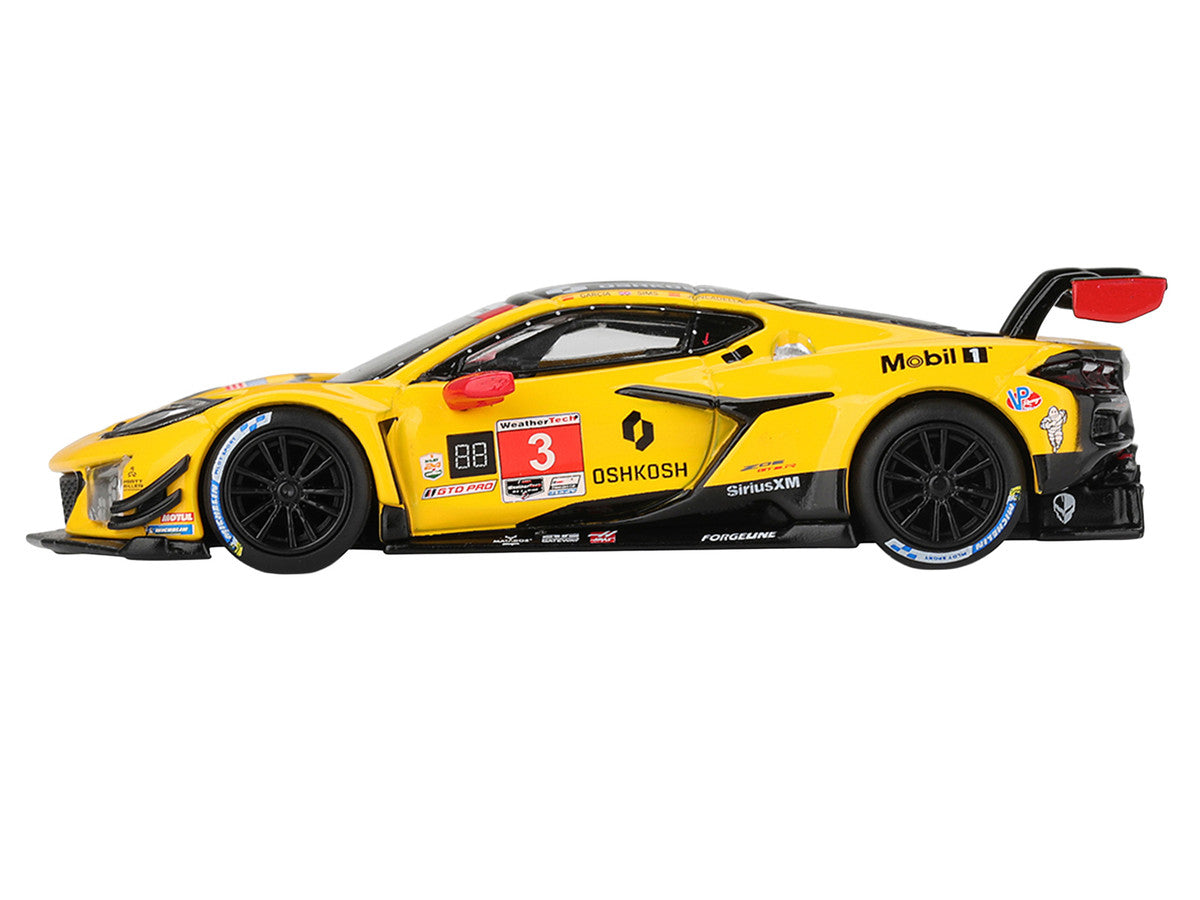 Chevrolet Corvette Z06 GT3.R #3 Antonio Garcia - Daniel Juncadella - Alexander Sims "Corvette Racing by Pratt Miller Motorsports" GTD Pro Class 2nd Place IMSA "24 Hours of Daytona" (2025) Limited Edition 1/64 Die Cast Model Car by Mini GT-2