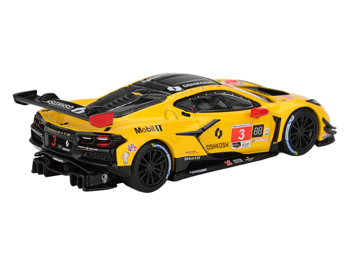 Chevrolet Corvette Z06 GT3.R #3 Antonio Garcia - Daniel Juncadella - Alexander Sims "Corvette Racing by Pratt Miller Motorsports" GTD Pro Class 2nd Place IMSA "24 Hours of Daytona" (2025) Limited Edition 1/64 Die Cast Model Car by Mini GT-1
