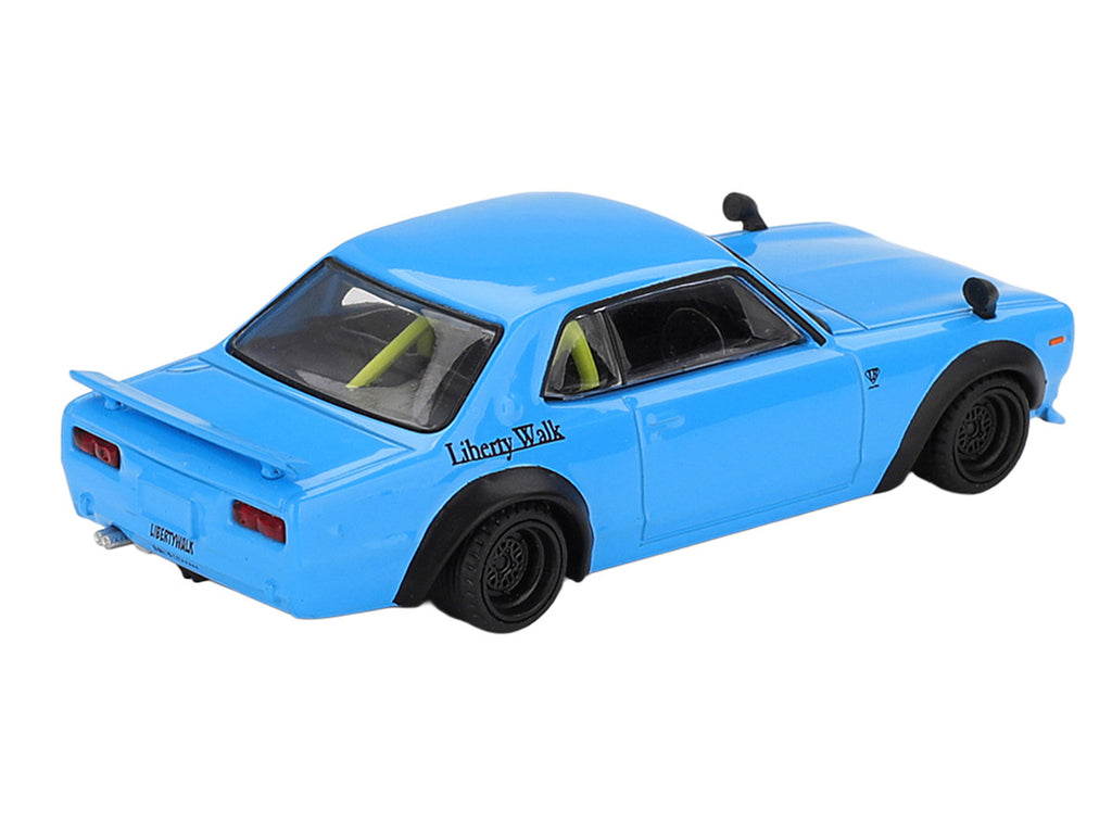 Nissan LB-Works Hakosuka RHD (Right Hand Drive) Baby Blue Limited Edition 1/64 Diecast Model Car by Mini GT-1