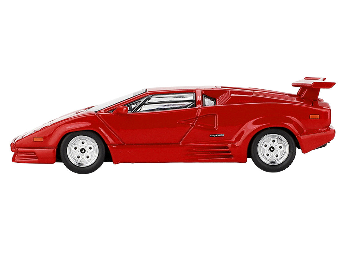 Lamborghini Countach "25th Anniversary" Red Limited Edition 1/64 Diecast Model Car by Mini GT-2
