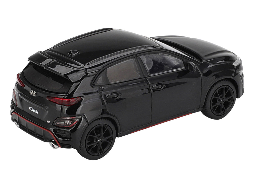 Hyundai Kona N Phantom Black Limited Edition 1/64 Diecast Model Car by Mini GT-3