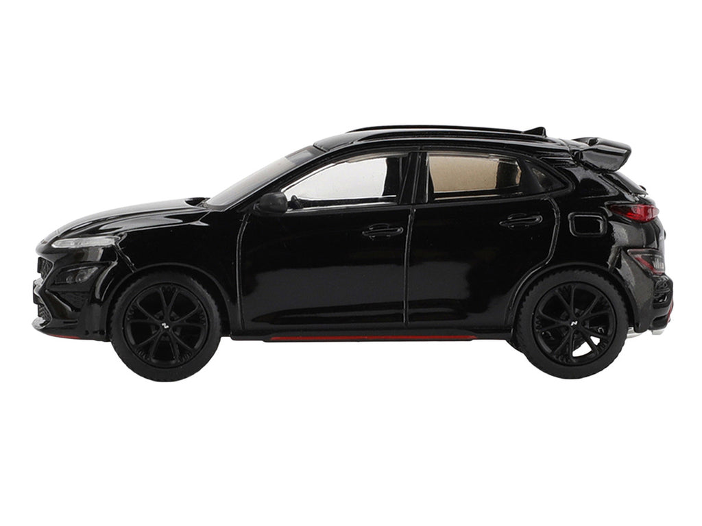 Hyundai Kona N Phantom Black Limited Edition 1/64 Diecast Model Car by Mini GT-2