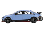 Hyundai RN22e (VP1) Light Blue with Blue Stripe Limited Edition 1/64 Diecast Model Car by Mini GT-0