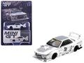 Nissan Skyline GT-R (R32) RHD (Right Hand Drive) #58 "Kaido Works" White with Gray Graphics "Tokyo Auto Salon 2025" Limited Edition 1/64 Diecast Model Car by Mini GT-0