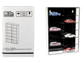 Showcase 12 Car Display Case Wall Mount with Black Back Panel "Mijo Exclusives" for 1/64 Scale Models-0
