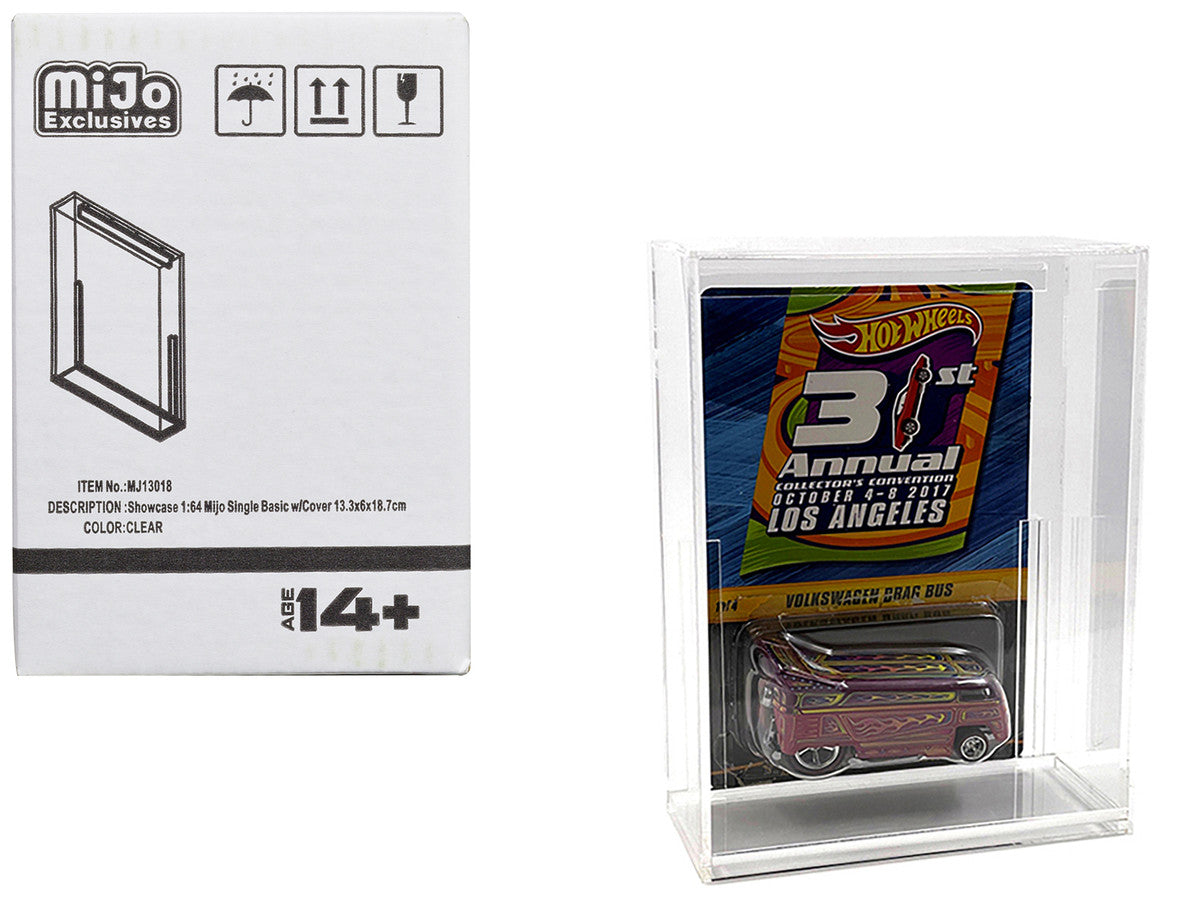 Showcase Basic Single Display Case "Mijo Exclusives" for 1/64 Scale Models-0