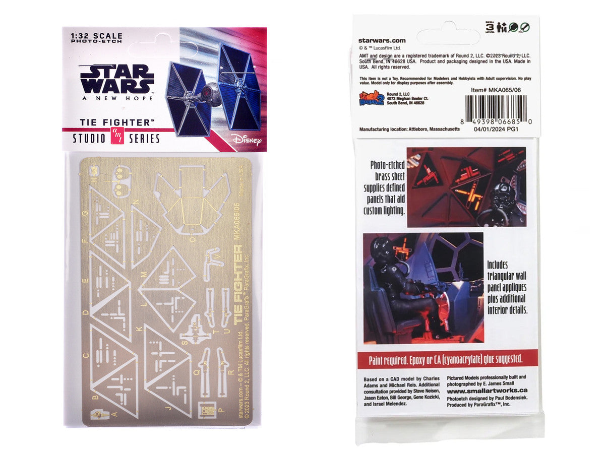 Photoetch Set for "Star Wars: A New Hope" Tie Fighter Kit 1/32 Scale by AMT-1