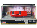 1971 Ford Mustang Mach 1 Red James Bond 007 "Diamonds are Forever" (1971) Movie with Display 1/64 Diecast Model Car by Motormax-0
