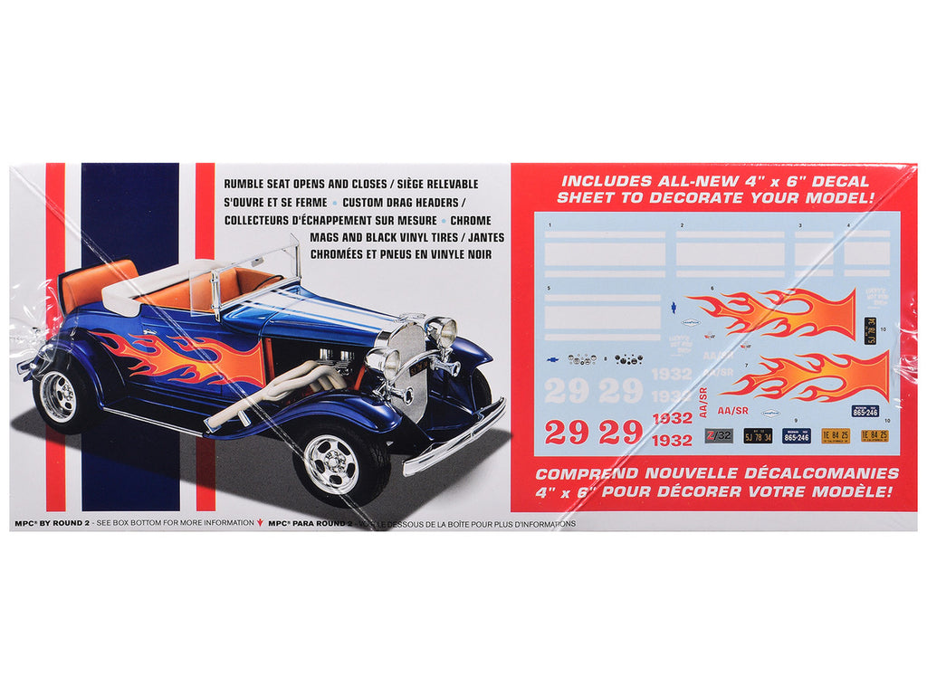 Skill 2 Model Kit 1932 Chevrolet Roadster Street Rod 1/25 Scale Model by MPC-2