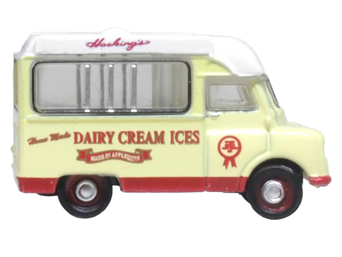 Bedford CA Ice Cream Van "Hockings Dairy Cream Ice" Cream with White Top 1/148 (N) Scale Diecast Model Car by Oxford Diecast-1