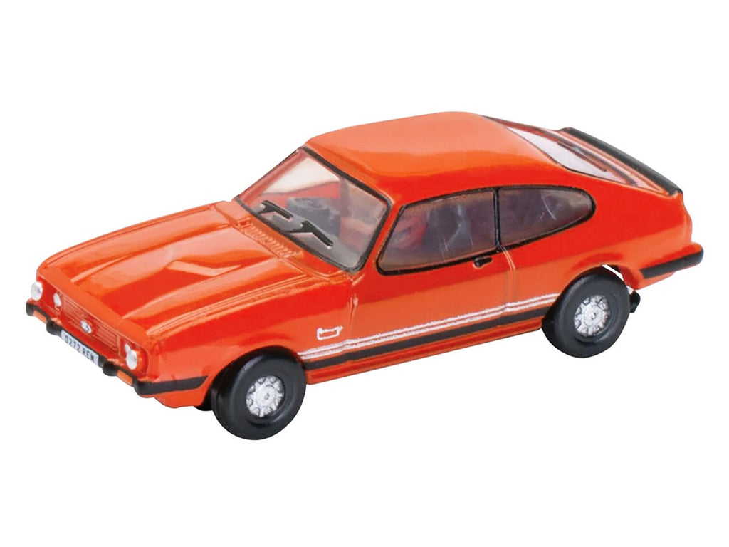 Ford Capri Mk3 RHD (Right Hand Drive) Sebring Red 1/148 (N) Scale Diecast Model Car by Oxford Diecast-0