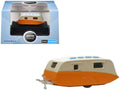 Caravan Trailer Cream and Orange 1/148 (N) Scale Diecast Model Car by Oxford Diecast-0