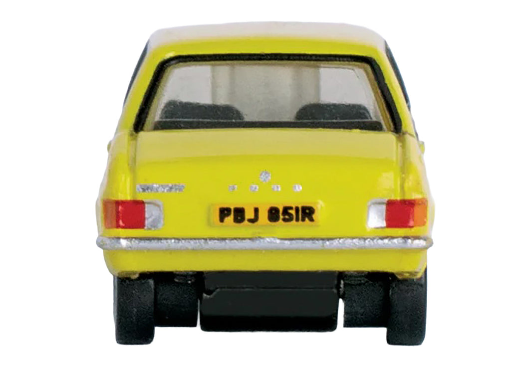 Ford Escort Mk2 RHD (Right Hand Drive) Signal Yellow 1/148 (N) Scale Diecast Model Car by Oxford Diecast-2