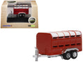 Livestock Trailer Red 1/148 (N) Scale Diecast Model Car by Oxford Diecast-0
