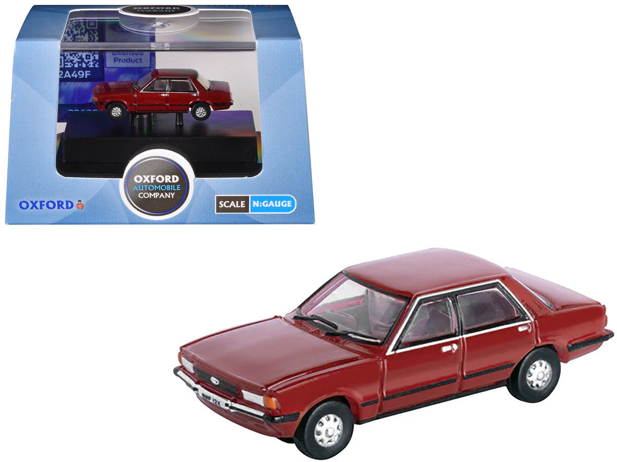 Ford Cortina MKV RHD (Right Hand Drive) Cardinal Red 1/148 (N) Scale Diecast Model Car by Oxford Diecast-3