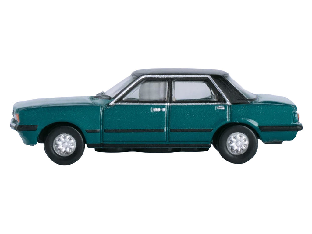 Ford Cortina Mk5 RHD (Right Hand Drive) Cosmos Blue Metallic with Black Top 1/148 (N) Scale Diecast Model Car by Oxford Diecast-1