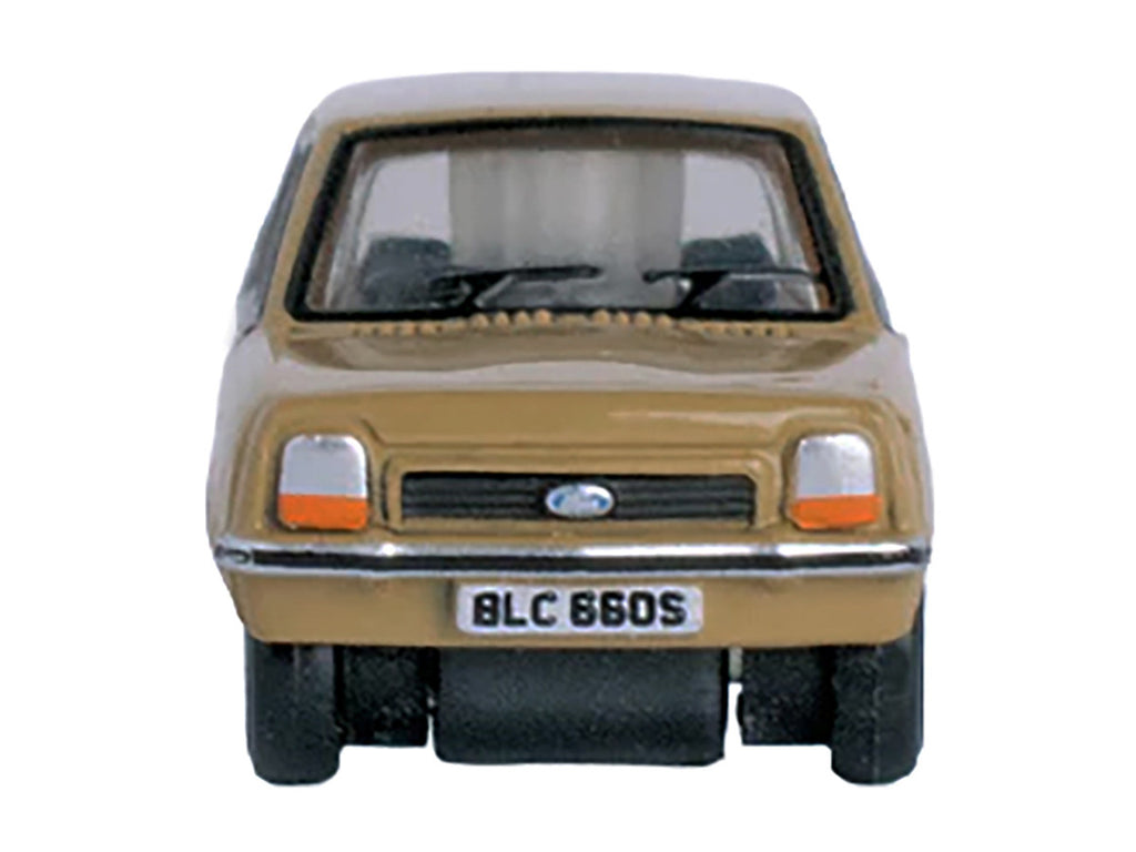 Ford Fiesta Mk1 RHD (Right Hand Drive) Nevada Beige 1/148 (N) Scale Diecast Model Car by Oxford Diecast-0