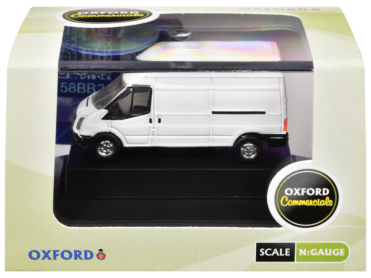 2006 Ford Transit LWB High Roof Van White 1/148 (N) Scale Diecast Model Car by Oxford Diecast-2
