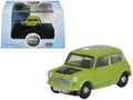Mini Cooper Lime Green with Matt Black Hood 1/148 (N) Scale Diecast Model Car by Oxford Diecast-0