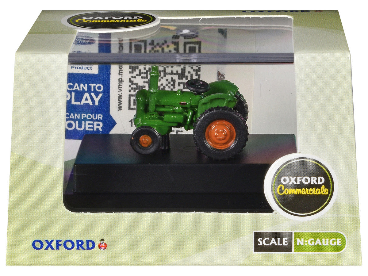Fordson Tractor Green with Orange Wheels 1/148 (N) Scale Diecast Model Car by Oxford Diecast-1