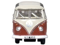 Volkswagen T1 Samba Bus Sealing Wax Red and Gray 1/148 (N) Scale Diecast Model Car by Oxford Diecast-0
