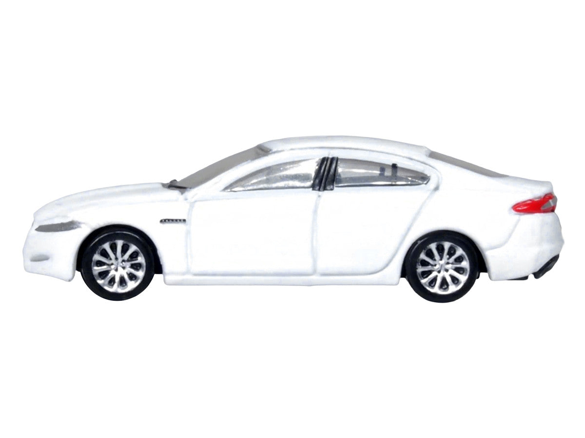 Jaguar XF RHD (Right Hand Drive) Polaris White 1/148 (N) Scale Diecast Model Car by Oxford Diecast-0