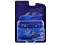 Skyline GT-R BNR32 RHD (Right Hand Drive) Blue Metallic "Enigma Exclusive Edition" 1/64 Diecast Model Car by Pop Race-0